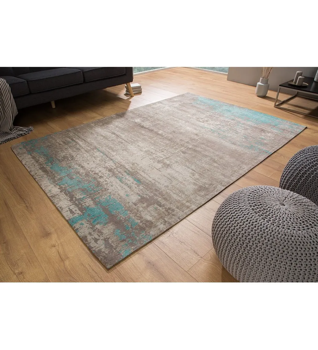 Dywan Modern Art 240 cm x 160 cm szaro niebieski*Invicta Interior Sale