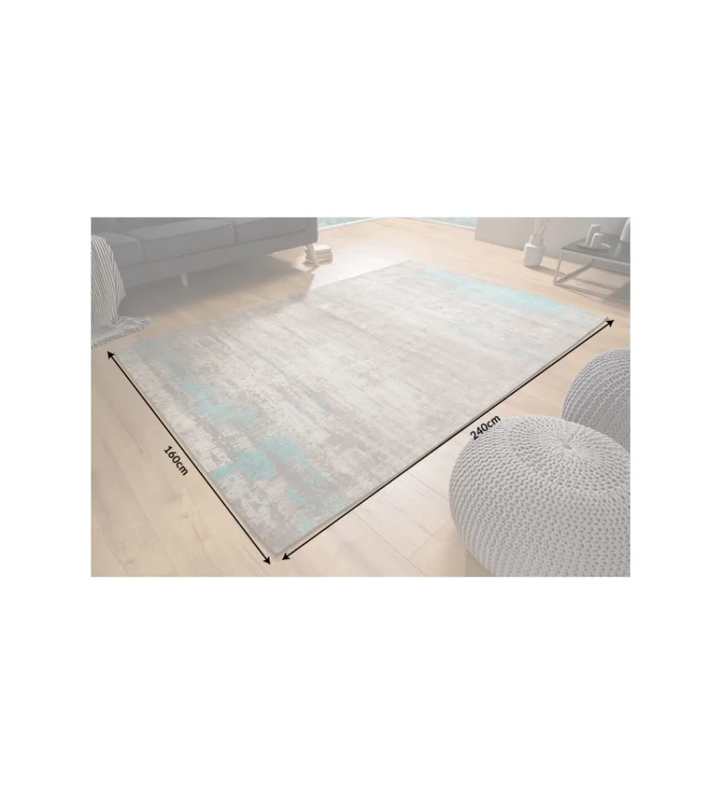 Dywan Modern Art 240 cm x 160 cm szaro niebieski*Invicta Interior Sale