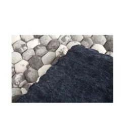 Dywan Organic 200 cm x 120 cm szary filcowy*Invicta Interior