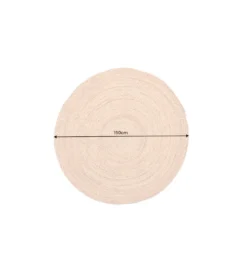 Dywan PURE NATURE 150 cm naturalny okrągły z juty*Invicta Interior Discount