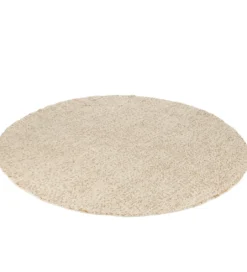 Dywan Round Bouclé 190 cm kremowy*J-Line Best