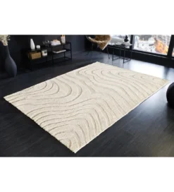 Dywan WAVE 170 x 240 cm kremowy beżowy*Invicta Interior New