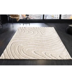 Dywan WAVE 170 x 240 cm kremowy beżowy*Invicta Interior New