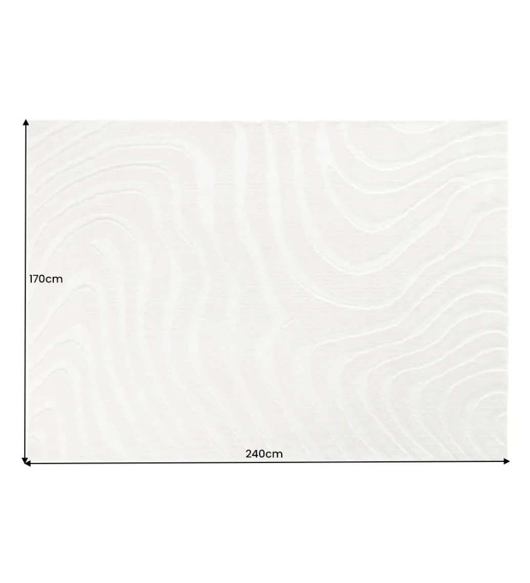 Dywan WAVE 170 x 240 cm kremowy beżowy*Invicta Interior New