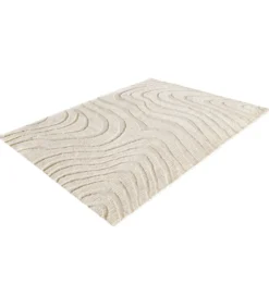 Dywan WAVE 170 x 240 cm kremowy beżowy*Invicta Interior New