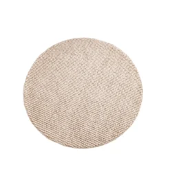 Dywan WOOL 150cm okrągły beżowy*Invicta Interior Best