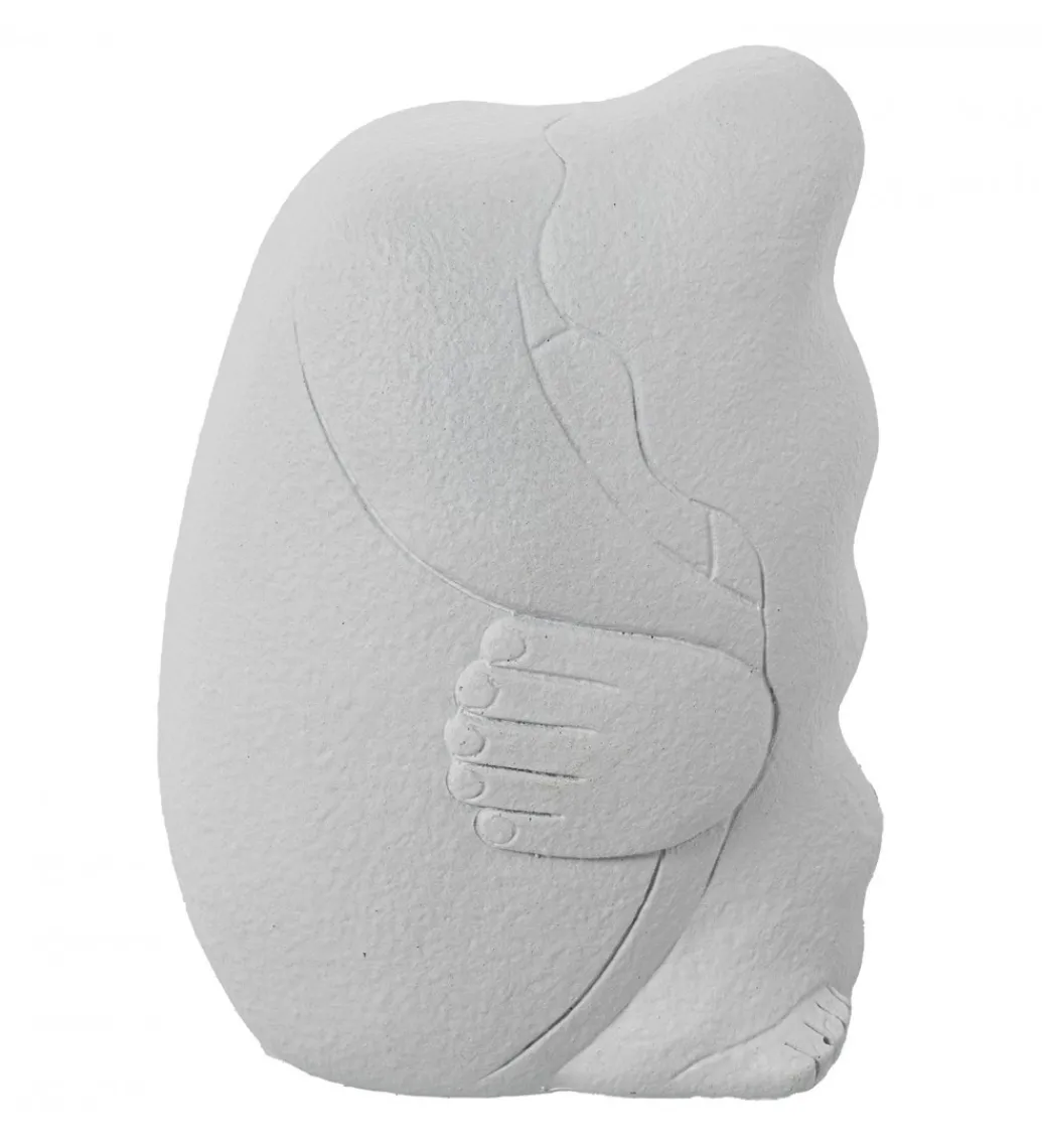 Figurka ABSTRACT 20 cm ceramika biała*Exclusivas Hot