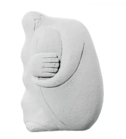 Figurka ABSTRACT 20 cm ceramika biała*Exclusivas Hot