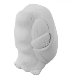 Figurka ABSTRACT 20 cm ceramika biała*Exclusivas Hot