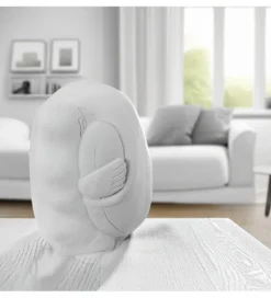 Figurka ABSTRACT 20 cm ceramika biała*Exclusivas Hot