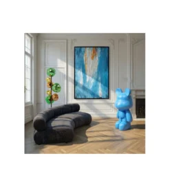 Figurka BEAR 101 cm niebieska*KDesign Online