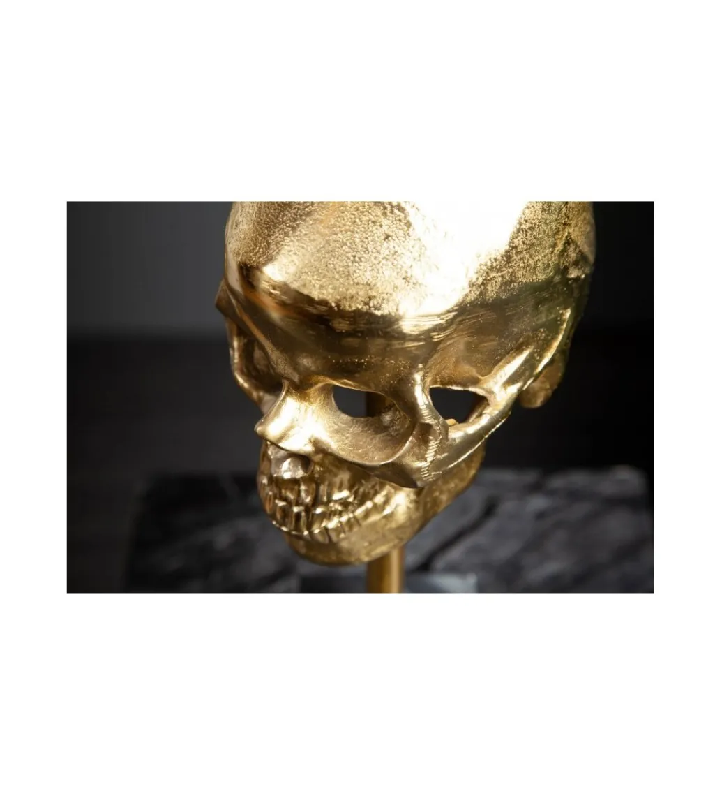 Figurka dekoracyjna Skull złota*Invicta Interior Best