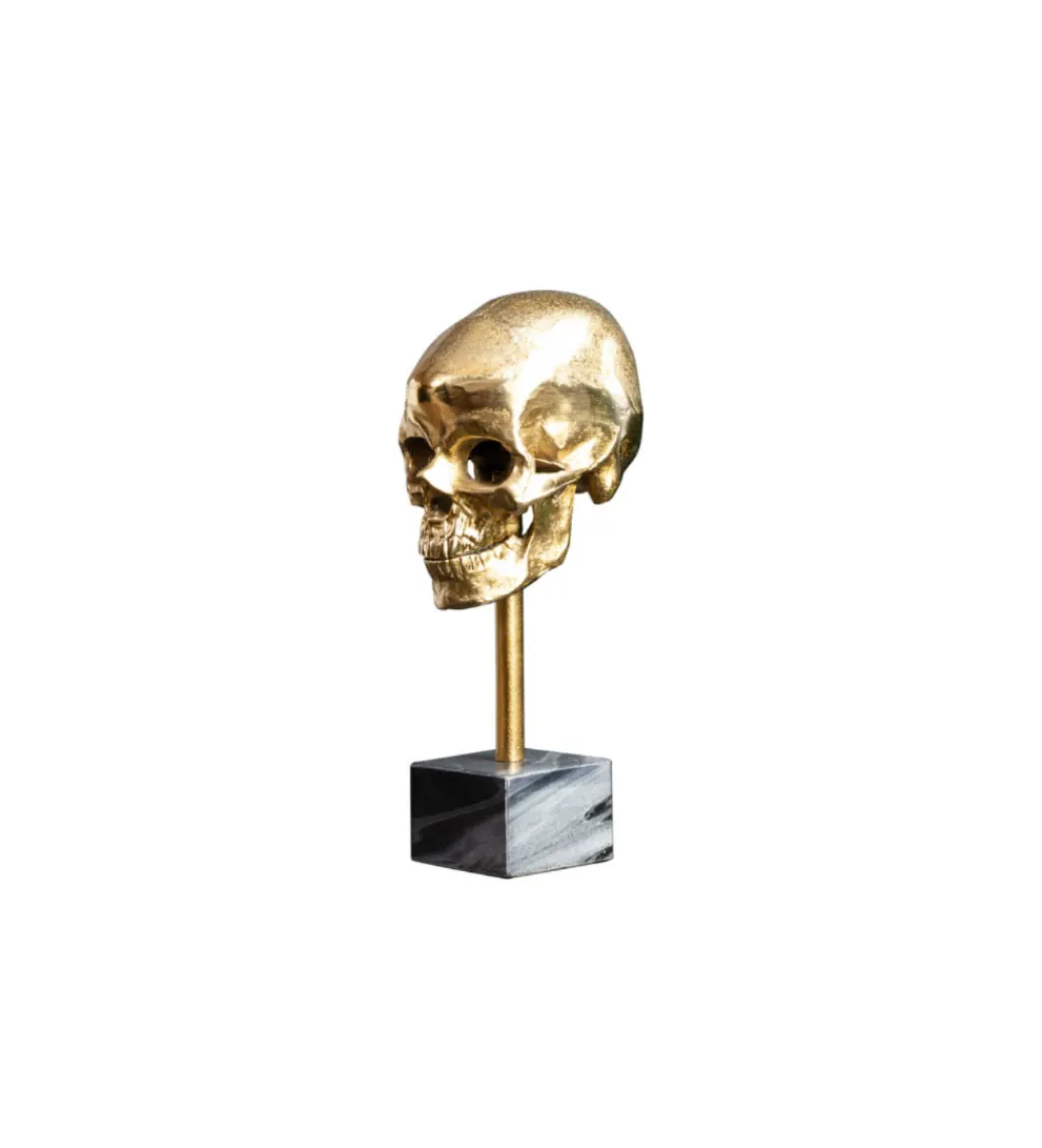 Figurka dekoracyjna Skull złota*Invicta Interior Best
