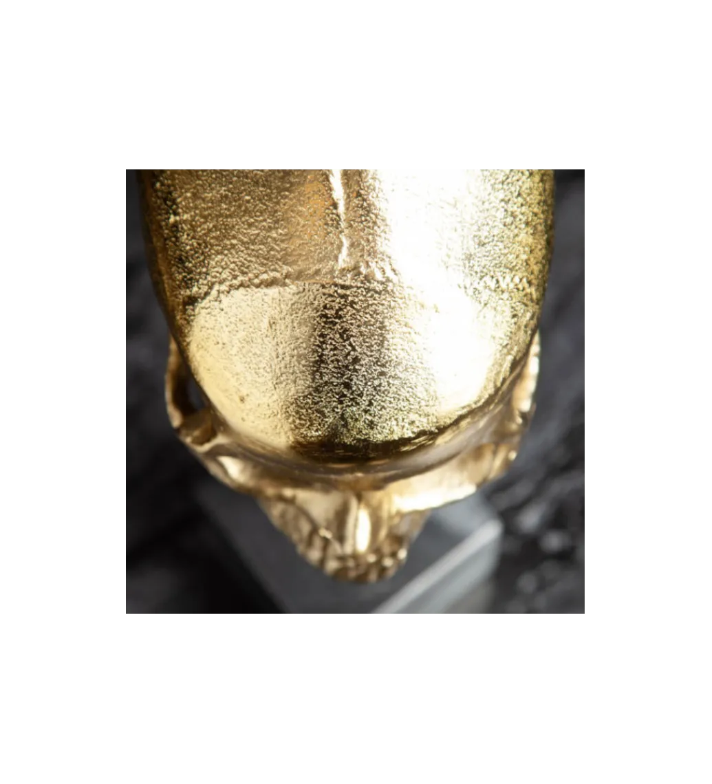 Figurka dekoracyjna Skull złota*Invicta Interior Best