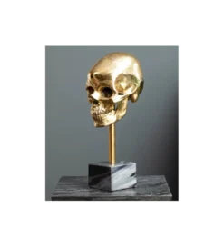 Figurka dekoracyjna Skull złota*Invicta Interior Best
