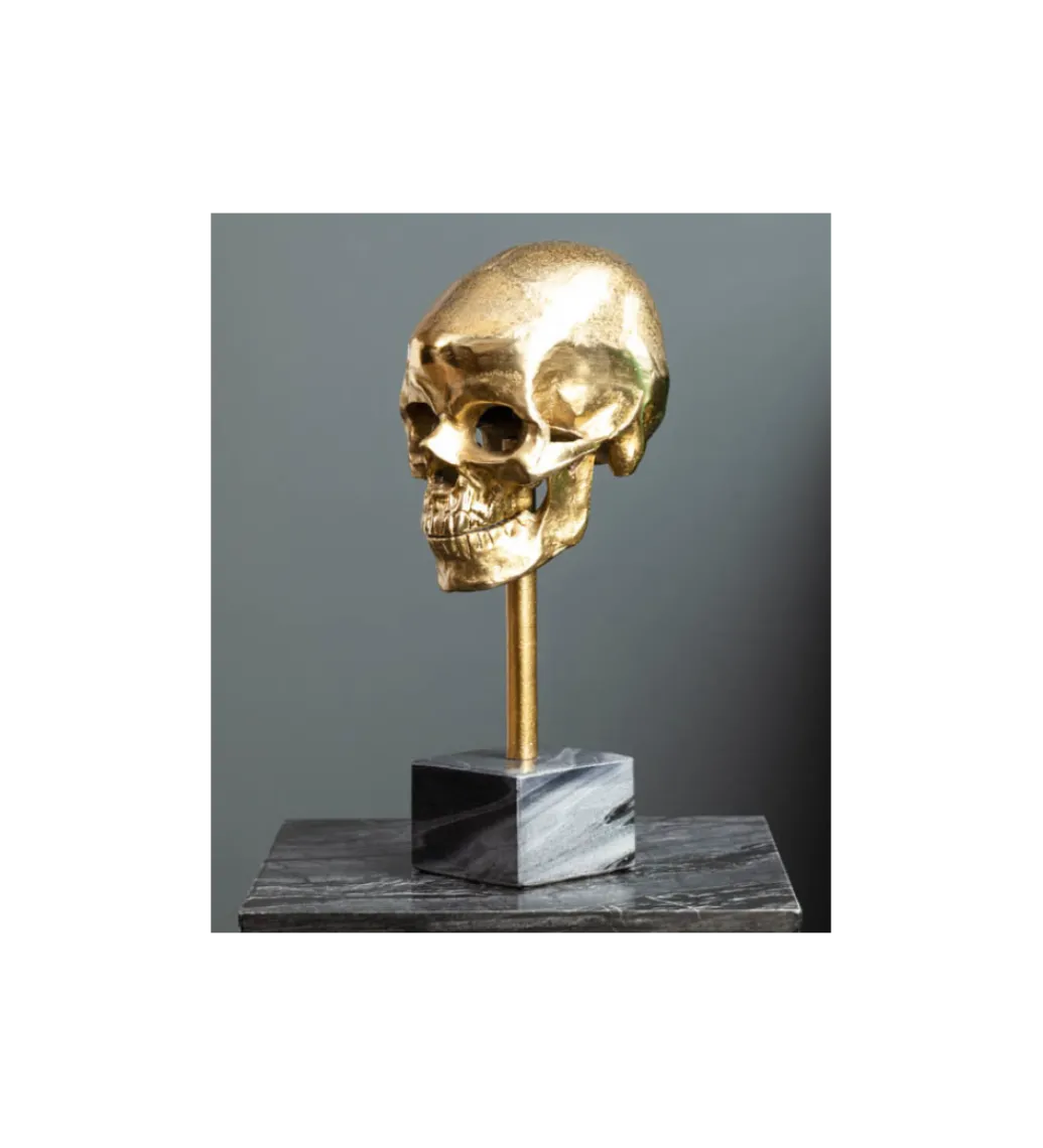 Figurka dekoracyjna Skull złota*Invicta Interior Best