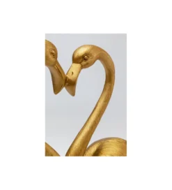 Figurka Flamingo Love 29 cm złota*KDesign Sale