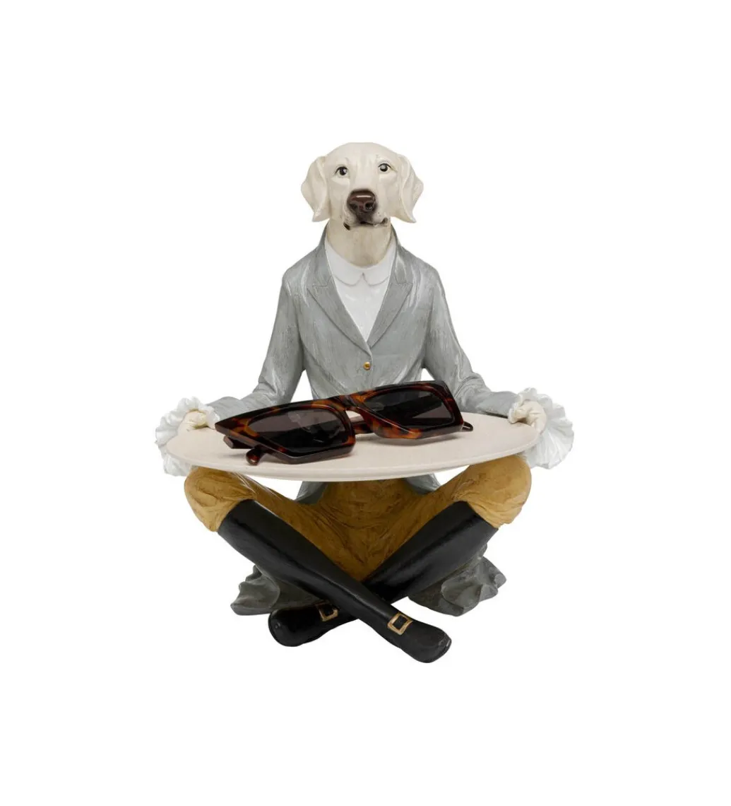 Figurka GENTLEMAN DOG TRAY 29 cm*KDesign Sale