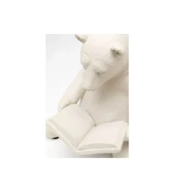 Figurka READING BEARS 18 cm beżowa*KDesign Hot