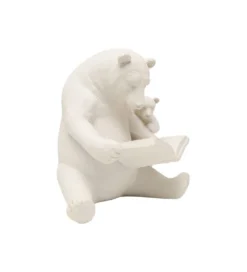 Figurka READING BEARS 18 cm beżowa*KDesign Hot