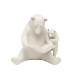 Figurka READING BEARS 18 cm beżowa*KDesign Hot
