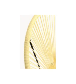 Fotel ACAPULCO 85 cm jasnożółty*KARE New