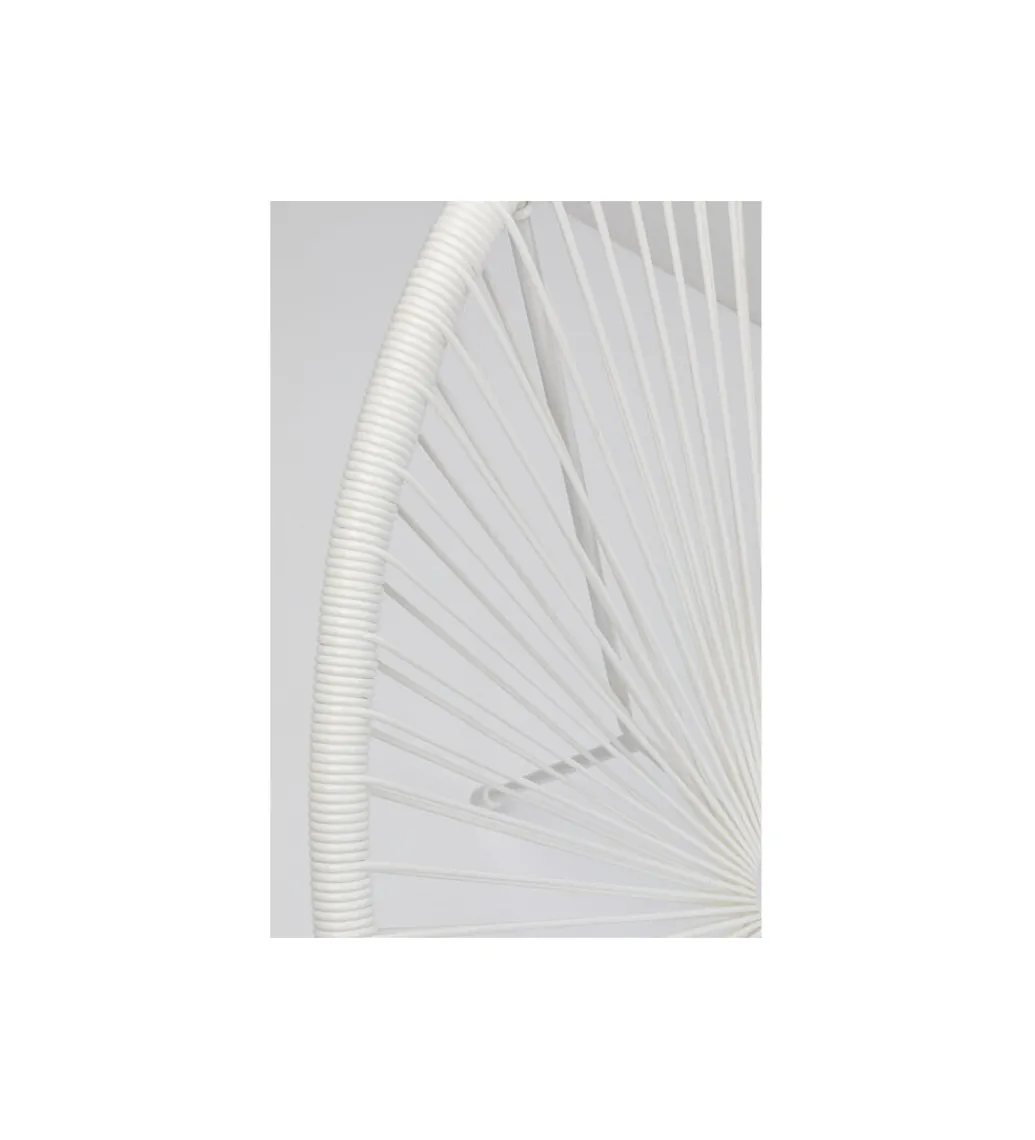 Fotel ACAPULCO 85 cm mono biały*KARE Discount