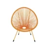 Fotel ACAPULCO 85 cm mono pomarańczowy*KARE Hot