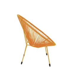 Fotel ACAPULCO 85 cm mono pomarańczowy*KARE Hot