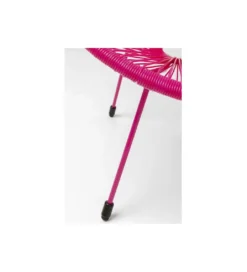 Fotel ACAPULCO 85 cm mono różowy*KARE Discount