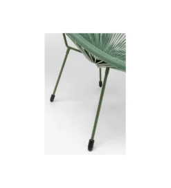 Fotel ACAPULCO 85 cm mono zielony*KARE Outlet