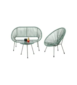 Fotel ACAPULCO 85 cm mono zielony*KARE Outlet