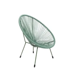 Fotel ACAPULCO 85 cm mono zielony*KARE Outlet