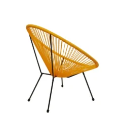 Fotel ACAPULCO 85 cm pomarańczowy*KARE Clearance