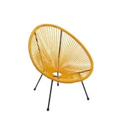 Fotel ACAPULCO 85 cm pomarańczowy*KARE Clearance
