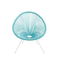 Fotel ACAPULCO 85 cm turkusowy*KARE Sale