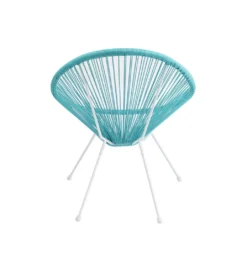 Fotel ACAPULCO 85 cm turkusowy*KARE Sale
