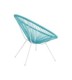 Fotel ACAPULCO 85 cm turkusowy*KARE Sale