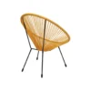 Fotel ACAPULCO 85 cm żółty*KARE Best