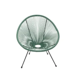 Fotel ACAPULCO 85 cm zielony*KARE Clearance