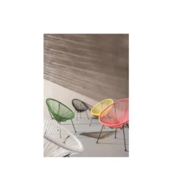 Fotel ACAPULCO MONO 85 cm czarny*KARE Clearance