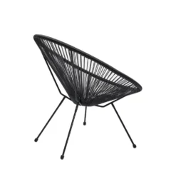 Fotel ACAPULCO MONO 85 cm czarny*KARE Clearance