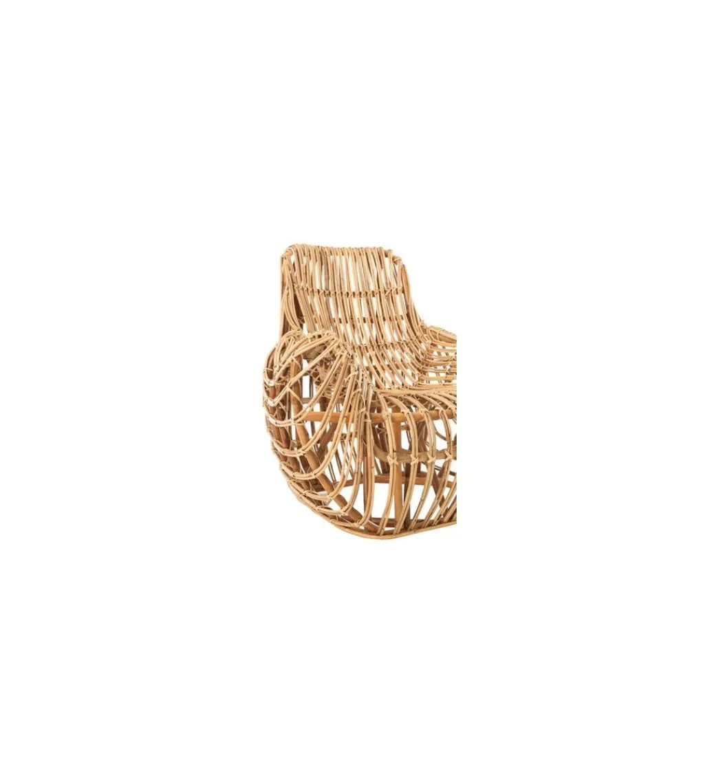 Fotel Ana Rattan Naturalny*J-Line New