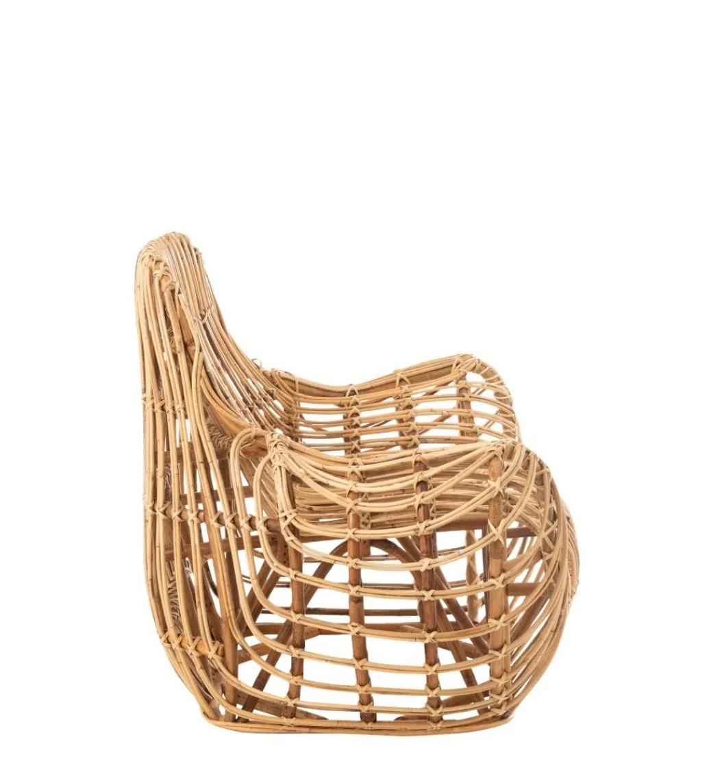 Fotel Ana Rattan Naturalny*J-Line New