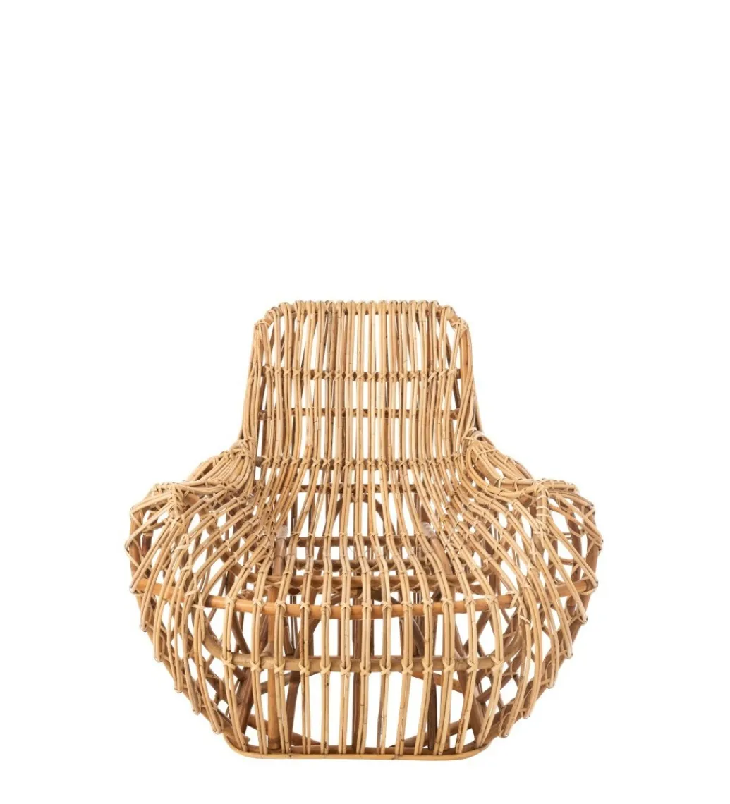 Fotel Ana Rattan Naturalny*J-Line New