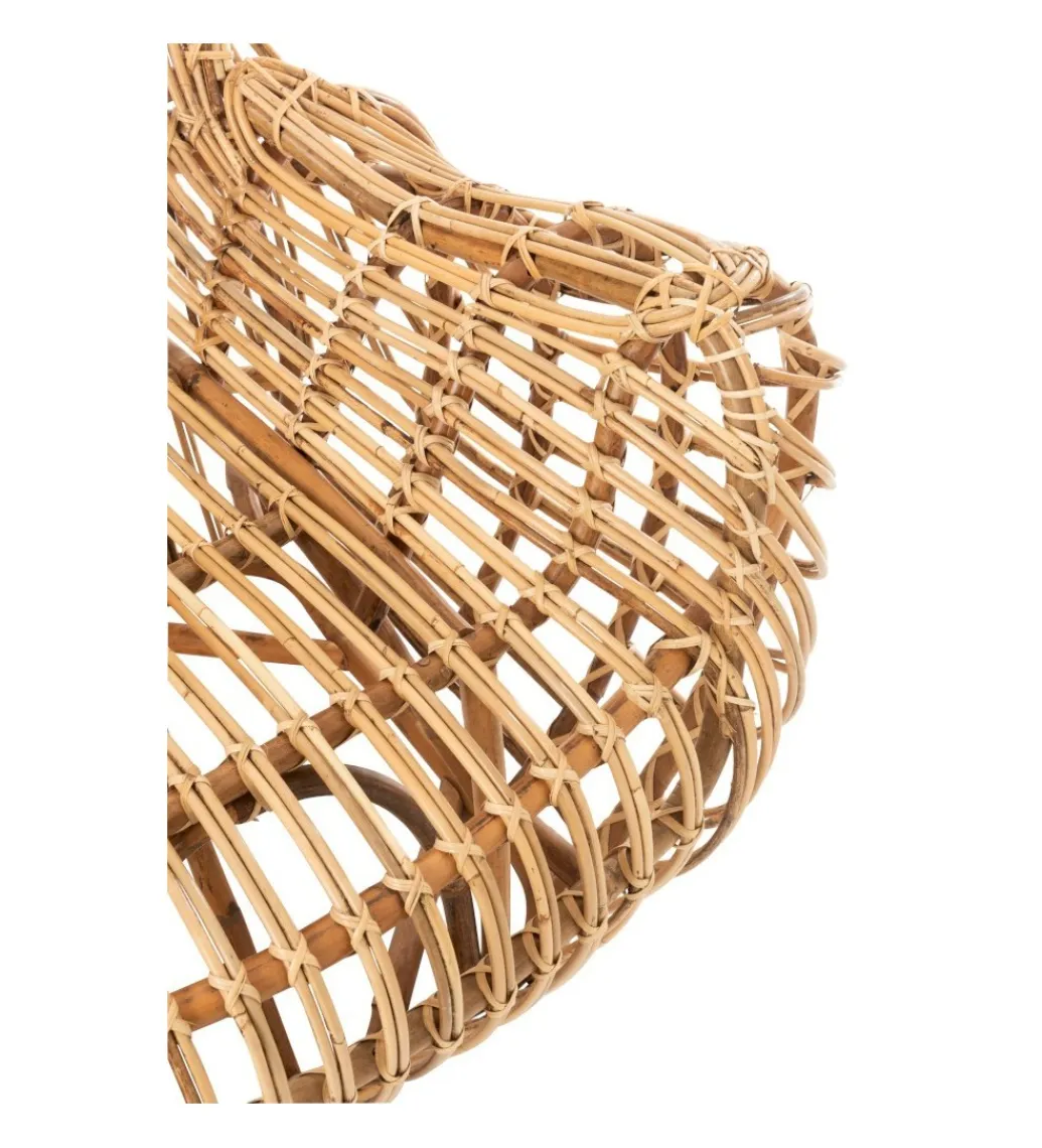 Fotel Ana Rattan Naturalny*J-Line New
