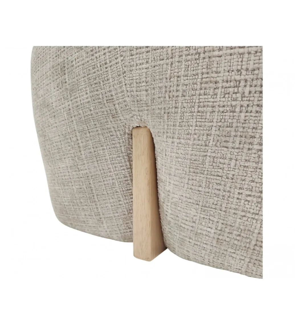 Fotel ARHOA 82 cm drewno brzozy beżowy*Imeri