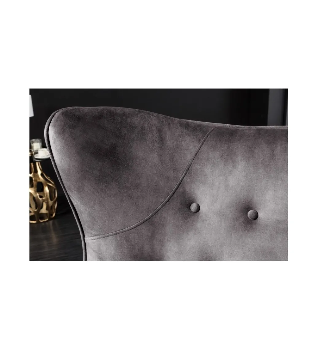 Fotel ARIANA szary*Invicta Interior Online