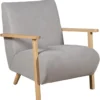 Fotel ARMESY 82 cm beżowy naturalny*Exclusivas Discount