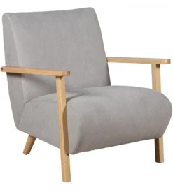 Fotel ARMESY 82 cm beżowy naturalny*Exclusivas Discount